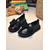 Χαμηλού Κόστους Παιδικά Loafers And Slip-Ons-μαύρα loafers για μικρά κορίτσια με μεγάλο φιόγκο – χαριτωμένα και άνετα σχολικά παπούτσια για νηπιαγωγείο και δημοτικό σχολείο