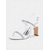 cheap Prom-Women&#039;s White Rhinestone Block Heel Sandals – Bridal Prom Heels for Weddings, Parties and Elegant Evenings