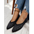 cheap Women&#039;s Flats-Women&#039;s Flyknit Rhinestone Pointed-Toe Flats - Elegant Sparkly Slip-On Shoes for Special Occasions &amp; Daily Wear