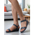 cheap Dress Sandals-Women&#039;s Comfort Wedge Sandals – Faux Leather Croc Texture Slingback Design for Business Casual Outfits