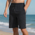 cheap Sweat Shorts-Men&#039;s Athletic Shorts Sweat Shorts Shorts Summer Shorts Pocket Drawstring Elastic Waist Plain Textured Comfort Breathable Short Outdoor Sports Classic Casual Black White Micro-elastic