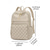 economico Zaini alla moda-Zaino Moda Trapuntato da Donna Borsa da Viaggio alla Moda Multi Tasche con Cerniere Dorate per Uso Quotidiano