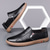 preiswerte Slipper Schuhe-Herren Slipper aus Kunstleder – stylische Freizeitschuhe für Business, Büro und Alltag