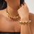 cheap Jewelry Sets-Jewelry Set Two-piece Suit Silver-Plated 1 Necklace Bracelets Women&#039;s Punk Vintage Stylish Cute Beads Blessed irregular Jewelry Set For Party Street Holiday