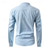 cheap Cotton Linen Shirt-Men&#039;s Shirt Linen Shirt Casual Shirt Button Up Shirt Cotton Shirt Plain Vacation Hawaiian Black White Dark Green Light Blue Long Sleeve Grandad Spring Fall Clothing Apparel Pocket