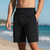 cheap Sweat Shorts-Men&#039;s Athletic Shorts Sweat Shorts Shorts Summer Shorts Pocket Drawstring Elastic Waist Plain Textured Comfort Breathable Short Outdoor Sports Classic Casual Black White Micro-elastic