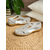 cheap Women&#039;s Flats-Women&#039;s Laser-Cut Faux Leather Comfort Sandals – Casual Magic Tape Shoes for Everyday Use