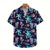 cheap Tropical Plants-Men&#039;s Palm Leaf Tropical Plants Neon Shirt Summer Hawaiian Shirt Button Up Shirt Short Sleeve Hawaiian Vacation Holiday Beach Wear Summer Spring Turndown 3D Print Collared Shirts Dark Blue