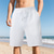cheap Sweat Shorts-Men&#039;s Athletic Shorts Sweat Shorts Shorts Summer Shorts Pocket Drawstring Elastic Waist Plain Textured Comfort Breathable Short Outdoor Sports Classic Casual Black White Micro-elastic