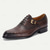 economico Scarpe Eleganti Classiche-scarpe oxford da uomo in pelle con motivo coccodrillo marrone scuro con fibbia – eleganti scarpe da ballo per occasioni formali