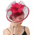 voordelige Bruiloft Zendspoel-Helm Veren Sinamay Bruiloft Avond Feest Elegant Bruiloft Met Veer Bloem Helm Hoofddeksels
