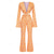 cheap Outfits-Retro Vintage 1970s Outfits Crop Top Bell Bottom Pants Hippie Bow Tie Floral Women&#039;s Halloween Carnival Masquerade Party Daily Wear Adults&#039; Top Pants Spring &amp; Summer