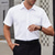 cheap Men&#039;s Dress Shirts-Men&#039;s Shirt Dress Shirt Button Up Shirt Plain Wedding Party Black White Light Green Pink Short Sleeve Lapel Summer Clothing Apparel