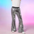 olcso Alsók-Retró 1980-as évek Bell Bottom Pants Bő nadrág Diszkó Flitter Bootcut Jelmez Férfi Mindszentek napja Farsang Pride Parade Büszkeség hónapja Felnőttek Nadrágok