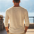 cheap Basic T shirts-Men&#039;s T Shirt Tee Tee Top Long Sleeve Shirt Long Sleeve V Neck Summer Spring Plain Fashion Designer Basic Classic Vacation Street Going out Beige Top Tee for Men
