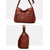 ieftine Genți Poștaș-Pentru femei Geantă Crossbody Genți De Umăr PU piele Birou Ziua Mamei Casul / Zilnic Fermoar Capacitate Înaltă Ușor Culoare solidă Gri Închis Roșu Vin Migdală
