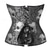 voordelige Korset-Rococo Overbuste korset Gemaskerd Bal Hoog korset Cosplay Jacquard Buikcontrole Push-up Jacquard Kostuum Dames Koninklijk Maskerade Feest Carnaval van Venetië Volwassenen Korset