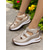 abordables Sandales de Sport-Sandales de sport pour femmes avec soutien de la voûte plantaire – Chaussures de marche sportives à scratch pour les voyages, la randonnée et le confort au quotidien