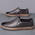 preiswerte Slipper Schuhe-Herren Slipper aus Kunstleder – stylische Freizeitschuhe für Business, Büro und Alltag