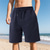 cheap Sweat Shorts-Men&#039;s Shorts Summer Shorts Casual Shorts Pocket Drawstring Elastic Waist Plain Textured Comfort Breathable Knee Length Outdoor Vacation Sport Casual Black White
