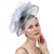voordelige Bruiloft Zendspoel-Helm Veren Sinamay Bruiloft Avond Feest Elegant Bruiloft Met Veer Bloem Helm Hoofddeksels