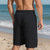 cheap Sweat Shorts-Men&#039;s Athletic Shorts Sweat Shorts Shorts Summer Shorts Pocket Drawstring Elastic Waist Plain Textured Comfort Breathable Short Outdoor Sports Classic Casual Black White Micro-elastic