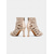 cheap Latin Shoes-Beige Rhinestone Lace-Up Latin Dance Heels for Women – Breathable Mesh Peep Toe Performance Shoes for Ballroom Practice