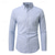 cheap Men&#039;s Dress Shirts-Men&#039;s Shirt Dress Shirt Button Up Shirt Stripes Wedding Daily Blue Gray Long Sleeve Turndown Spring &amp;  Fall Clothing Apparel Pocket