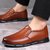 baratos Sapatos Casuais Slip-On-sapatos casuais masculinos marrons slip-on – mocassins confortáveis e elegantes para uso diário e passeios casuais