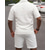 ieftine Polo clasic pentru bărbați-Bărbați Cămașă de golf Tricouri polo de golf Muncă Casual Rever Manșon scurt De Bază Modern Simplu 2 bucăți Jacquard Vară Fit regulat Roșu Vin Negru Alb Roșu Închis Roz Albastru celest Cămașă de golf