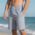 cheap Sweat Shorts-Men&#039;s Shorts Summer Shorts Casual Shorts Pocket Drawstring Elastic Waist Plain Textured Comfort Breathable Knee Length Outdoor Vacation Sport Casual Black White