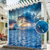 preiswerte Wasserdichte Vorhänge-Wasserdichter Outdoor Vorhang Außenvorhang Privatsphäre Schiebe-Patio-Vorhänge Pergola-Vorhänge Grommet 3D Sommer Strand Ozean Landschaft Für Pavillon Balkon Veranda Party 1 Panel