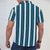 cheap Men&#039;s Button Up Shirts-Men&#039;s Shirt Summer Shirt Casual Shirt Beach Shirt Button Up Shirt Blue White Short Sleeve Stripes Lapel Vacation Hawaiian Clothing Apparel Polyester Fashion Casual Comfortable Pocket