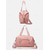 abordables Sacs de Voyage-Sac de sport en nylon rose tendance pour femme - Sac à bandoulière multifonctionnel avec bandoulière réglable pour les voyages, le fitness et les loisirs