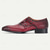 cheap Classic Dress Shoes-Men's Red Crocodile Pattern Leather Monk Strap Shoes – Bold Prom and Gala Footwear for Formal Events