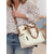 abordables Cabas et fourre-tout-Sac à bandoulière en toile pour femme – Sac à main décontracté bicolore de grande capacité, design multi-poches, sac à bandoulière léger pour un usage quotidien, les voyages et les essentiels de maman