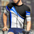 cheap Men's Jerseys-Men's Cycling Jersey Geometric Short Sleeve Bike Tee Tshirt Jersey with 3 Rear Pockets Mountain Bike MTB Quick Dry Anatomic Design Wicking Breathable Sports Yellow Red Blue Clothing Apparel