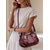 economico Borsette e borse tote-Borsa a tracolla da donna in similpelle con doppi manici – borsa a tracolla casual vintage con tracolla per ufficio, viaggi e uso quotidiano