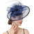 voordelige Bruiloft Zendspoel-Helm Veren Sinamay Bruiloft Avond Feest Elegant Bruiloft Met Veer Bloem Helm Hoofddeksels