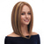 cheap Synthetic Trendy Wigs-Synthetic Wig kinky Straight Natural Straight Middle Part Deep Parting Machine Made Wig 16 inch A1 Synthetic Hair Women&#039;s Classic Comfortable Color Gradient Blonde