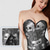 voordelige Korset-Rococo Overbuste korset Gemaskerd Bal Hoog korset Cosplay Jacquard Buikcontrole Push-up Jacquard Kostuum Dames Koninklijk Maskerade Feest Carnaval van Venetië Volwassenen Korset
