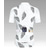 cheap Women's Jerseys-Women's Cycling Jersey Graphic Animal Fur Pattern Short Sleeve Bike Jersey Top with 3 Rear Pockets Sunscreen UV Resistant Quick Dry Reflective Strips Sports Black White Navy Blue Clothing Apparel