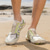 abordables Baskets Décontractées-Homme Basket Chaussures pieds nus Chaussures Tendances Canyoning Occasionnel Cuir PU Maille Respirant Confortable Antidérapant À lacets Noir / Rouge Noir Bleu Roi Été Printemps