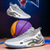 abordables Baskets Décontractées-Chaussures de basket-ball jaunes et noires pour hommes au design dynamique – baskets légères pour le basket-ball et les performances sportives
