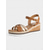 cheap Vacation Sandals-Women&#039;s Cork Wedge Sandals – Brown Strappy Espadrille Platform with Buckle, Casual Summer Shoes for Daily Wear, Travel and Beach Outfits