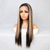 cheap Synthetic Lace Wigs-Synthetic Lace Wig Straight Style 26 inch Multi-color Middle Part 13x4 Lace Front Wig Women's Wig Dark Brown / Dark Auburn