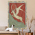 billiga Medeltida väv-Medeltida Tapestry Medeltiden Tapestry Gotisk Konst Stor Tapestry Mural Dekor Fotografisk Bakgrund Hem Sovrum Vardagsrum Dekoration Vit Cerf ailé som representerar unge Charles VI