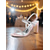cheap Prom-Women&#039;s White Rhinestone Block Heel Sandals – Bridal Prom Heels for Weddings, Parties and Elegant Evenings
