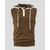 preiswerte Fitness Tank-Tops-Herren Tank Top Weste Unterhemd Ärmelloses Shirt Ärmellos Mit Kapuze Sommer Farbblock Mode Designer Basic Patchwork Urlaub Straße Ausgehen Schwarz Weiß Rote Top T-Shirt für Herren