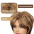 cheap Older Wigs-Short Brown Pixie Cut Wig for Women Short Hair Wigs with Bangs Mixed Blonde Highlight Layered Fluffy Synthetic Hair Replacement Wig Halloween Costumes Wigs